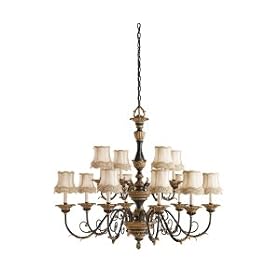 Francesca Chandelier in Antique Crackle