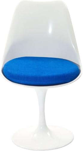 Blue Eero Saarinen Tulip Dining Side Chair FMP25847