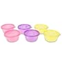 The First Years 6 Pack Take & Toss Bowls With Lids, 8 Ounce, Colors May Vary