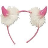 pink devil horns
