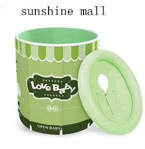 Folding bathtub, Portable bathtub, Plastic bathtub ,Spa bathtub, Massage bathtub.Inflatable tub-42 (70cm*70cm, Green)