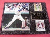 Cleveland Indians Grady Sizemore 2 Card Collector Plaque
