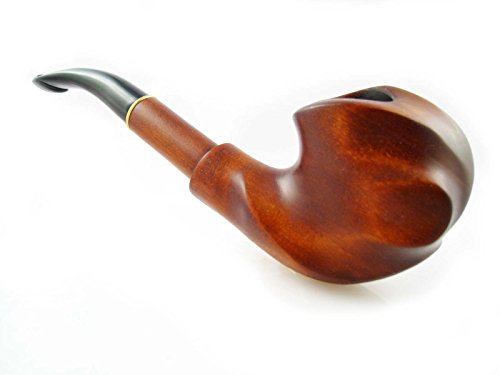 Tobacco Pipe Carving Handmade Hand Carved Pear Wooden Pipe Exclusive Design "Expression" Plus Free Gift