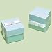 Blue Tailored Square Favor Boxes 12ct