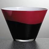 Ashton Sutton Black and Red Glass Bowl