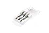 12-28 NF High Speed Steel Ground Thread 3 Piece Tap Set, Includes: Taper, Plug, Bottom