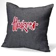 University of Nebraska HUSKERS - 18" Denim Throw Pillow