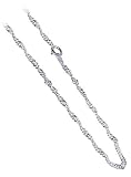 Nickel Free Italian Sterling Silver 2mm Singapore 16 inch to 24 inch Chain
