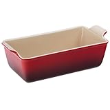 `^0 Best deals on Le Creuset Heritage Stoneware 1 1/2qt Loaf Pan, Cherry