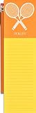 Tennis Volley Magnetic Memo Paper Pad