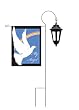 Garden Flag Lantern Stand