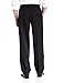 IZOD Men's Golf Microsanded Flat Front Classic Fit Pant, Black, 33W x 32L