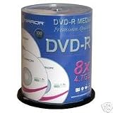 Electronics : Mirror 16X DVD+R (100 Pack)