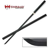 Shinwa Black Nodachi Damascus Steel Sword