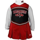 Tampa Bay Buccaneers 12 Month Baby Cheerleader Dress Girls Set 2pc