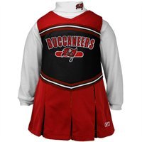 Tampa Bay Buccaneers 12 Month Baby Cheerleader Dress Girls Set 2pc