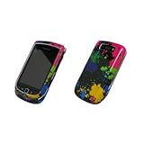 Paint Splatter Design Snap-On Cover Case for Blackberry Torch 9800