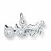 Sterling Silver Horse & Buggy Charm
