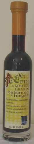 Fig & Meyer Lemon Balsamic Vinegar 200ml Capsule Top by Restaurant LuLu Gourmet Products