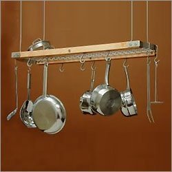 J.K. Adams PRC-02-GRY  Ceiling Oval Pot Rack, Gray