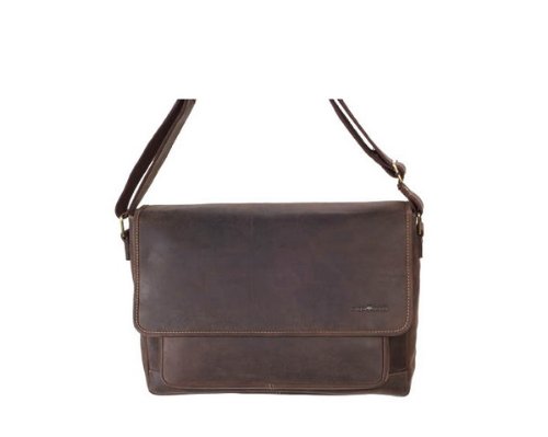 Greenburry Umh&auml;ngetasche 2 x 29 x 12 cm antikbraun