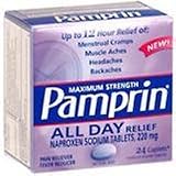 Pamprin Maximum Strength All Day PMS Relief Caplets - 24 Ea