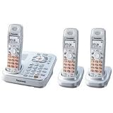 Panasonic Dect 6.0 Expandable Silver Digital Cordless Answering System - 3 Handset System (KX-TG9343S)