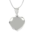 Sterling Silver Heart Locket Necklace