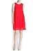 Mango Women's Chiffon Baby Doll Dress, Red, 8