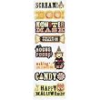 Martha Stewart Crafts Halloween Friendly Layered Phrase Stickers