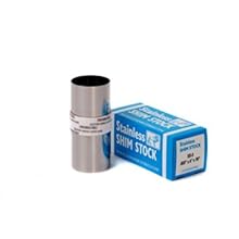 302 Stainless Steel Shim Stock, #2B Smooth Finish, H04 Temper, Standard Tolerance, Inch, Meets ASTM A666/AMS 5906/QQ-S-766 Specifications