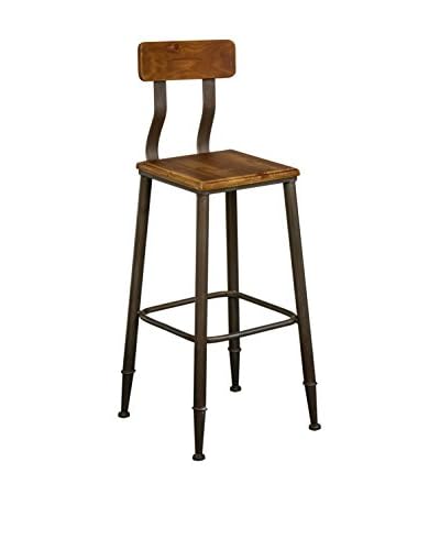 Metal Loft Sgabello Da Bar Marrone