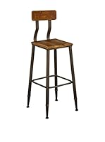 Metal Loft Taburete De Bar Foundry Marrón
