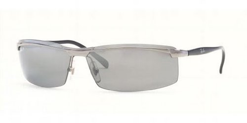 Ray Ban Sunglasses RB3296 004 82 Gunmetal Polarized Grey Mirror 67mm product image