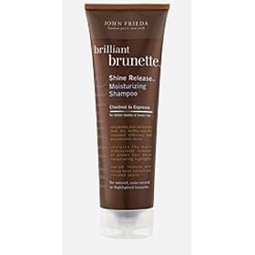 John Frieda Brilliant Brunette Shine Release Moisturizing Shampoo, Chestnut to Espresso 8.45 fl oz (