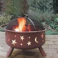 Landmann Big Sky Stars & Moons Fire Pit, Georgia Clay