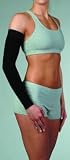 Juzo Soft 20-30 mmHg Compression Black Arm Sleeve with Silicone Border 2001CG