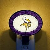 Minnesota Vikings Memory Company Art Glass Night Light NFL Football Fan Shop Sports Team Merchandise