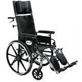 Drive Medical Viper Plus Reclining Wheelchair with Flip Back Desk Arms - 1 Ea, PL418RBDDA