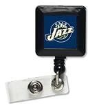 Utah Jazz Official Retractable Badge Holder Keychain