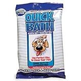 Quick Bath Wipes Dog 10 Count,Pet Wipers, Pads, Towels