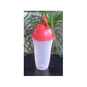Tupperware Quick Shake Container, Red by