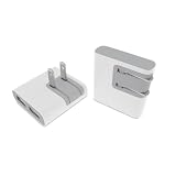 Macally Dual USB Wall Mount Foldable for iPhone4 DualUSB