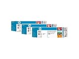 NEW - HP 91 3-INK PHOTO BLACK CARTRIDGE MULTIPACK (775 ML EACH),WORK WITH HP DESIGNJET - C9481A