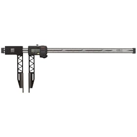 Mitutoyo 552-160-10 LCD Digimatic Digital Caliper, Carbon Fiber, SPC Output, 0.0005" Resolution, 0(0.5")-18" Range