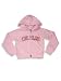 Cool Island - Girls Hooded Sweatshirt Jacket, Lt. Pink