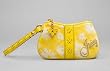Juicy Couture Bumble Bee Terry Wristlet Case Bag for IPOD Yellow