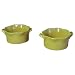 BIA Cordon Bleu Wavy 16-Ounce Round Souffles, Set of 2, Marigold