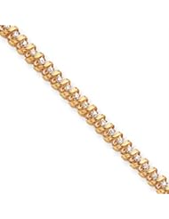 14k Gold AA Diamond tennis bracelet