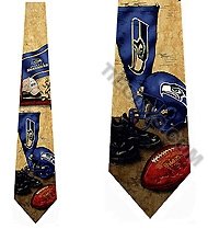 Seattle Seahawks Ties Mens Silk NeckTies